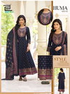 Huma Vol 3 By Blue Hills Rayon Foil Printed Wholesale Anarkali Kurti Set In India
